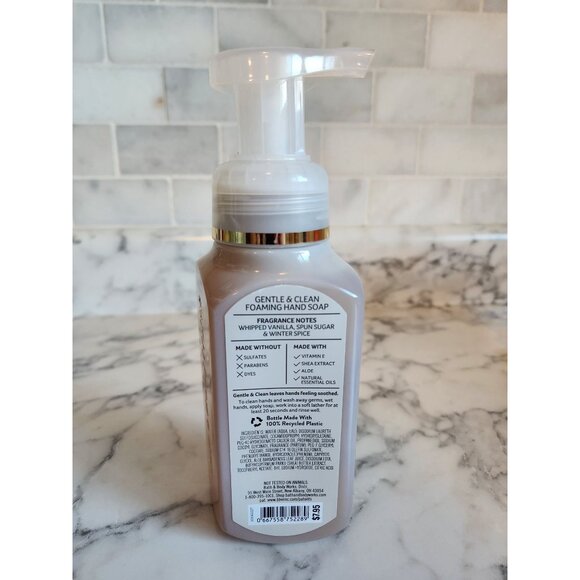 Bath & Body Works Toasted Vanilla Chai Gentle & Clean Foaming Hand Soap 8.75 Oz - Picture 4 of 4